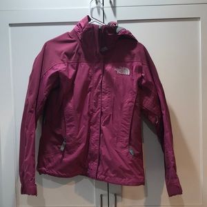 North face zip rain jacket.